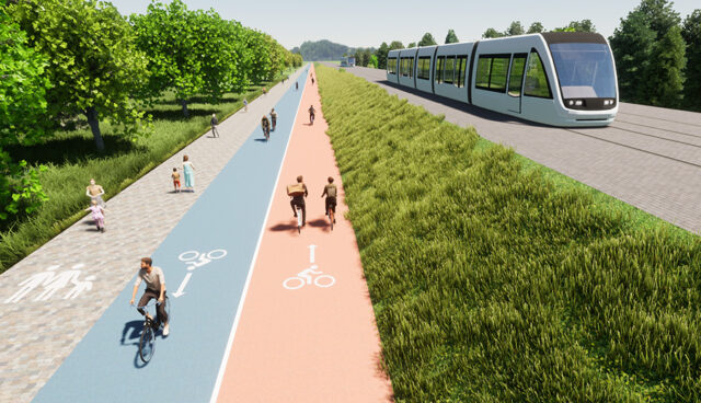 Innovative Mobilität Projekt Freiheit-Emscher-Umwelttrasse - Potentielle alternative Gestaltung Radweg