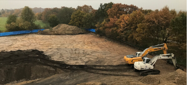 Bodensanierung - ehem. Gärtnerei Teltow Immergrün