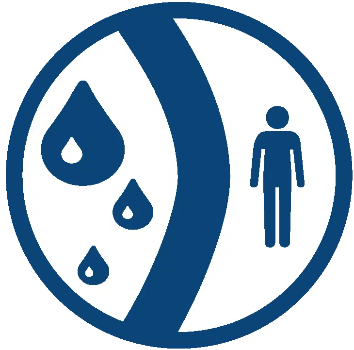 spiekermann Hochwasser und Talsperren Icon blau