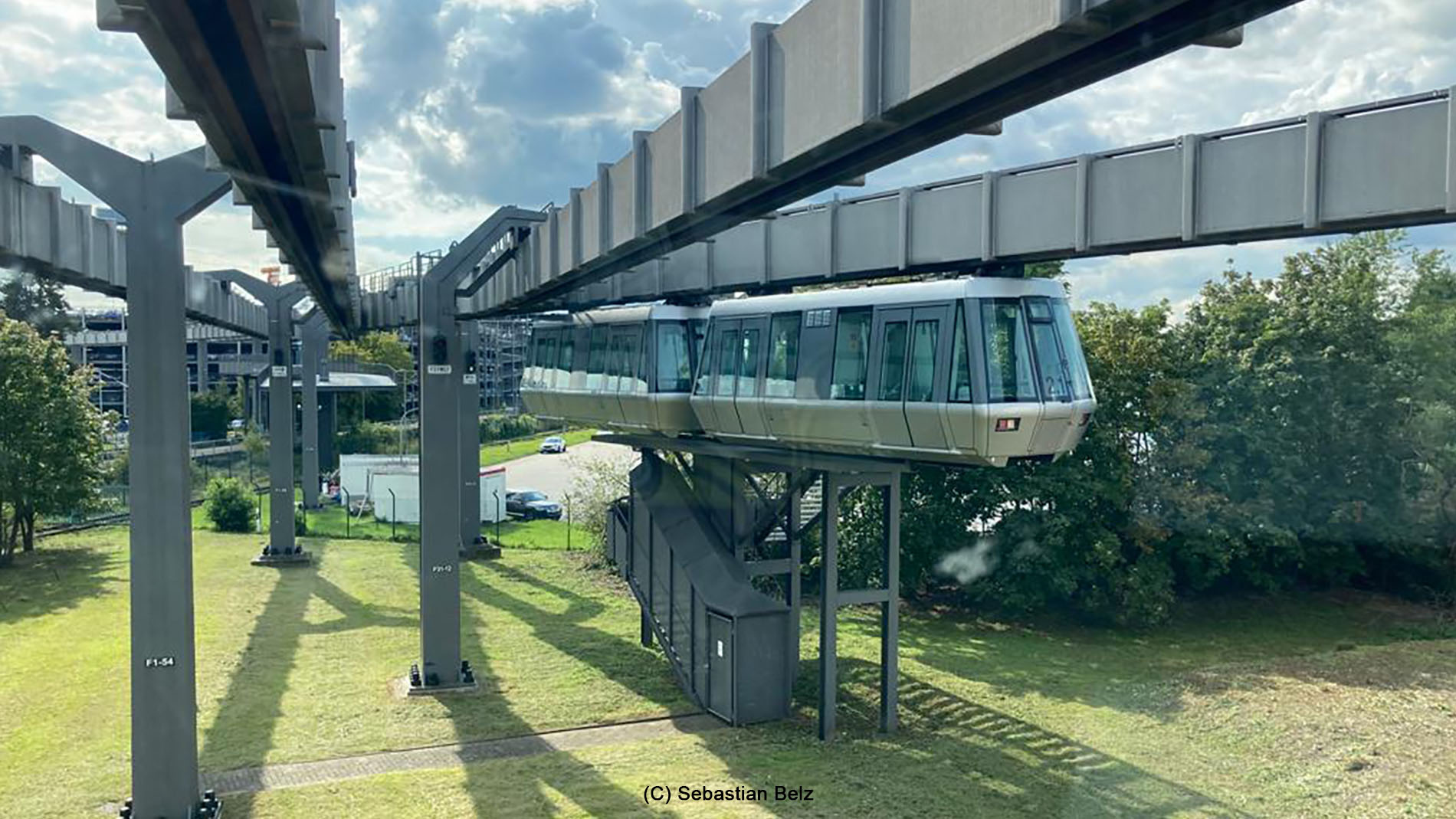 Der SkyTrain in Düsseldorf