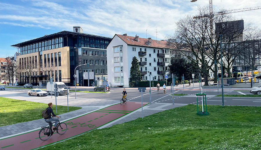Infrastruktur standorte 02 radleitroute düsseldorf
